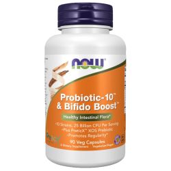 NOW Foods Probiotic-10 & Bifido Boost Capsules 90
