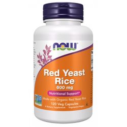 NOW Foods Red Yeast Rice 600mg Capsules 120
