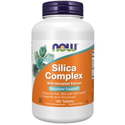 NOW Foods Silica Complex with Horsetail Extract Tablets 180
