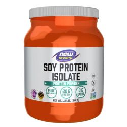 NOW Foods Soy Protein Isolate Unflavored 544g
