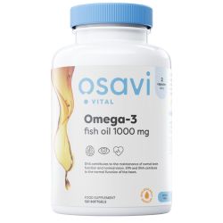 Osavi Omega-3 Fish Oil Molecularly Distilled 1000mg Softgels 180