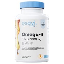 Osavi Omega-3 Fish Oil Molecularly Distilled 1000mg Softgels 60