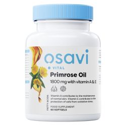 Osavi Primrose Oil with Vitamin A & E 1800mg Softgels 60