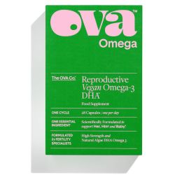 OVA OVAOmega Reproductive Vegan Omega-3 DHA Capsules 28