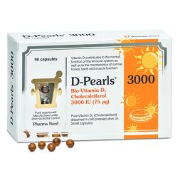 Pharma Nord D-Pearls Bio-Vitamin D3 3000iu (75µg) 90 Capsules