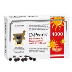 Pharmanord D-Pearls Bio-Vitamin D3 4000iu 60 Capsules