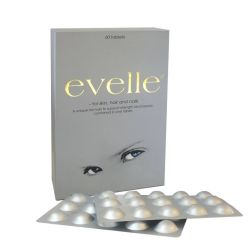 Pharmanord Evelle For Skin Hair and Nails Tabs 60 