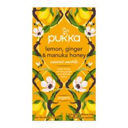 Pukka Lemon, Ginger & Manuka Honey Tea Bags 80