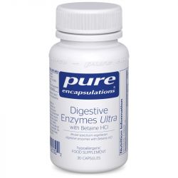 Pure Encapsulations Digestive Enzymes Ultra with Betaine HCl Capsules 30