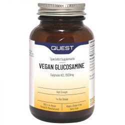 Quest Vitamins Vegan Glucosamine Sulphate 1500mg Tabs 90