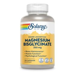 Solaray Magnesium Bisglycinate 350mg with Bioperine Capsules 120