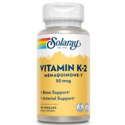 Solaray Vitamin K-2 Menaquinone-7 50mcg Capsules 30