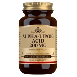 Solgar Alpha Lipoic Acid 200mg Vegicaps 50