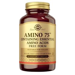 Solgar Amino 75, Balanced free-form amino acid formula, containing essential amino acids 