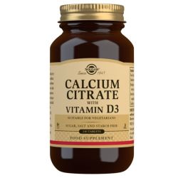 Solgar Calcium Citrate with Vitamin D Tablets 240