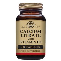 Solgar Calcium Citrate with Vitamin D Tablets 60