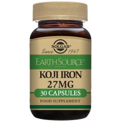 Solgar Earth Source Koji Iron 27mg Vegicaps 30