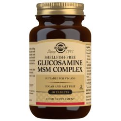 Solgar Glucosamine MSM Complex (Shellfish-Free) Tablets 60