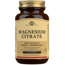 Solgar Magnesium Citrate  – 120 Tablets