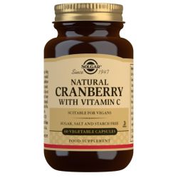 Solgar Natural Cranberry with Vitamin C Vegicaps 60