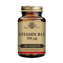 Solgar Natural Vitamin B12 100ug Tablets 100