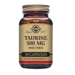 Solgar Taurine 500mg Vegicaps 50