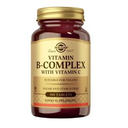 Solgar Vitamin B-Complex with Vitamin C Tablets 100