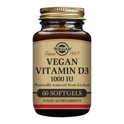 Solgar Vitamin D3 1000iu Vegan Softgels 60