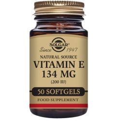 Solgar Vitamin E 134mg (200iu) Dry Vegicaps 50 