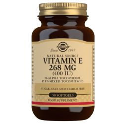 Solgar Vitamin E 268mg (400iu) Mixed Softgels 50