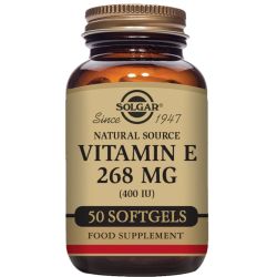 Solgar Vitamin E 268mg (400iu) Vegetarian Softgels 50