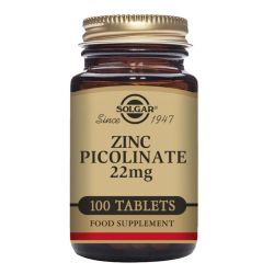 Solgar Zinc Picolinate 22mg Tablets 100