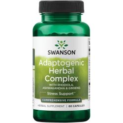 Swanson Adaptogenic Herbal Complex Capsules 60