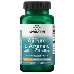 Swanson AjiPure L-Arginine with L-Citrulline Capsules 60