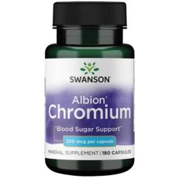 Swanson Albion Chelated Chromium 200mcg Capsules 180