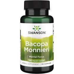 Swanson Bacopa Monnieri 250mg Capsules 90