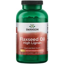 Swanson Flaxseed Oil High Lignan 200 softgels