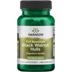 Swanson Full Spectrum Black Walnut Hulls 500mg Capsules 60