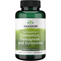 Swanson Full Spectrum Cinnamon Fenugreek and Gymnema Capsules 120