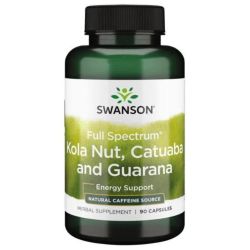 Swanson Full Spectrum Kola Nut Catuaba & Guarana Capsules 90