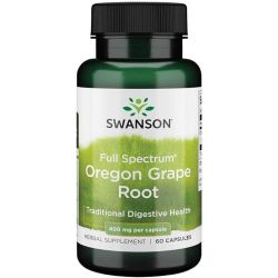 Swanson Full Spectrum Oregon Grape Root 400mg Capsules 60