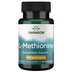 Swanson L-Methionine 500mg Capsules 30