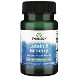 Swanson Lutein & Bilberry Softgels 60