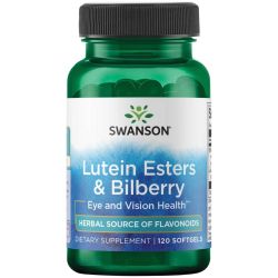 Swanson Lutein Esters & Bilberry Softgels 120