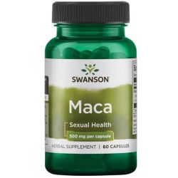 Swanson Maca Extract 500mg Capsules 60