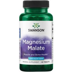 Swanson Magnesium Malate 150mg Elemental Magnesium Tablets 60