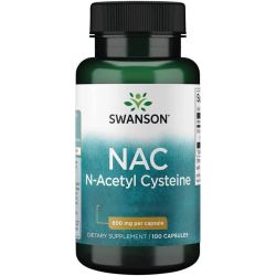 Swanson N-Acetyl Cysteine 600mg Capsules 100