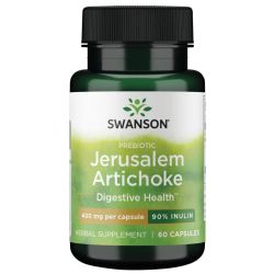 Swanson Prebiotic Jerusalem Artichoke 400mg Capsules 60