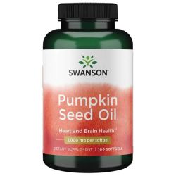 Swanson Pumpkin Seed Oil 1000mg Softgels 100