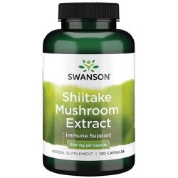 Swanson Shiitake Mushroom Extract 500mg Capsules 120